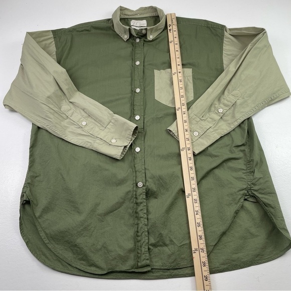 J.Crew Blouse Women Size 6 Relax-Fit Long Sleeves Collared Lightweight Pocket - Picture 8 of 13